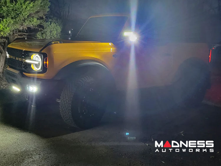 Ford Bronco Light Upgrade - Ditch Light Mirror Mount - Oracle